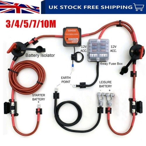 Split charge relay kit starter - kit,