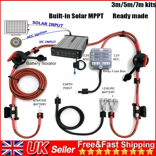 Split charge kit - split, 12v