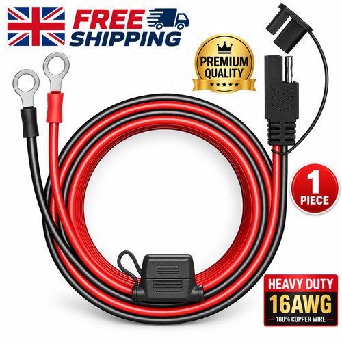 Sae battery charger cable lead - cable,