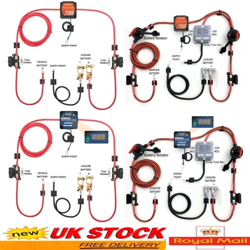 New battery split charge kit - split,