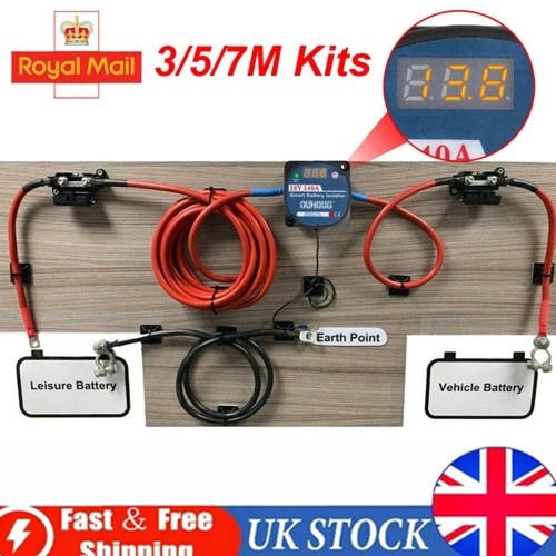 Battery split charge kit - split,