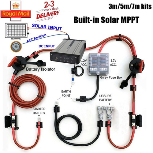Split charge kits 12v dual - 12v,