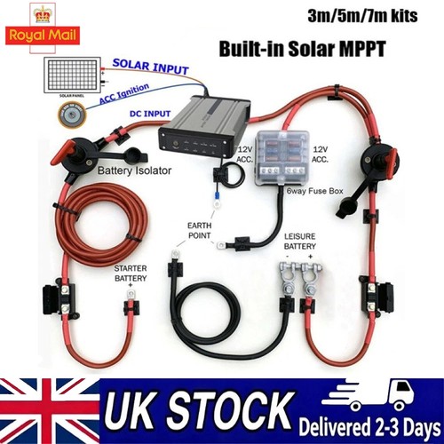 Split charge kit - split, 12v