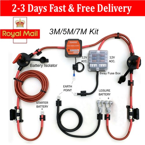 Split charge relay kit - split,